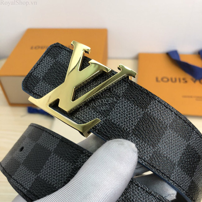 Dây nịt  dây thắt lưng thời trang LV Louis Vuitton da cao cấp màu nâu đậm  khóa cài lỗ màu vàng đồng cho nam và nữ DNLVO01 Khaly Shop
