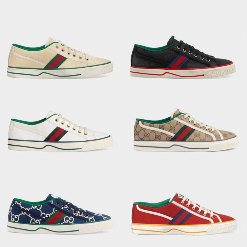 Mẫu giày Gucci Tennis 1977 sneaker 2024