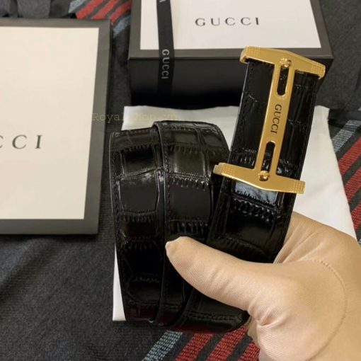 Trên tay dây lưng Gucci nam siêu cấp GCTL5805