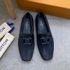 Giày Louis Vuitton nam màu đen siêu cấp 8138