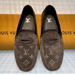 Giày lười nam LV nhung mẫu mới LVGN8851