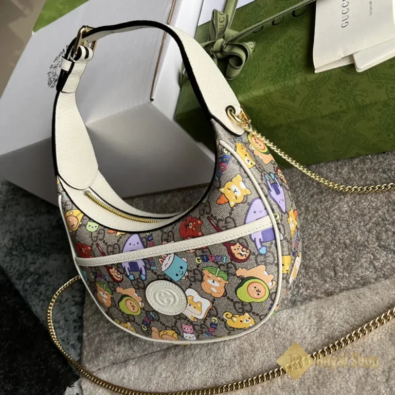 Góc nghiêng Túi xách nữ Gucci Ophidia 726843