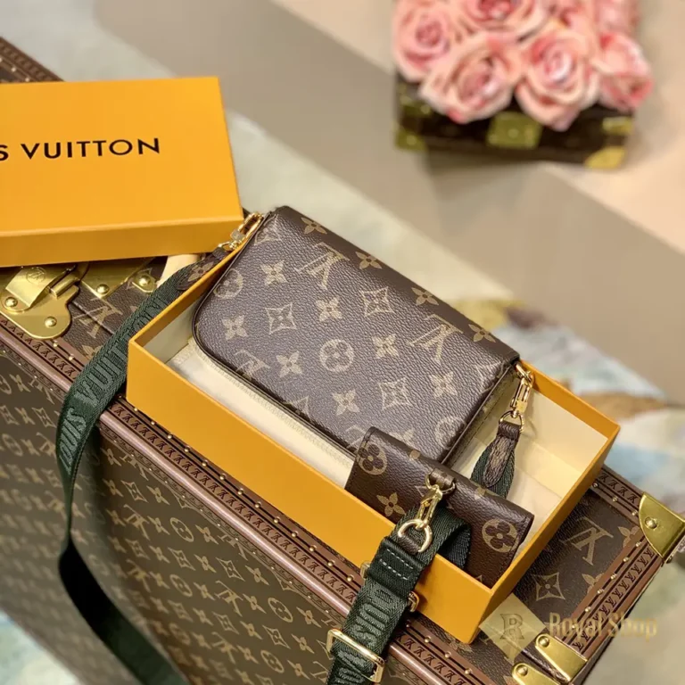 Mặt sau Túi nữ LV Multi Pochette M80091