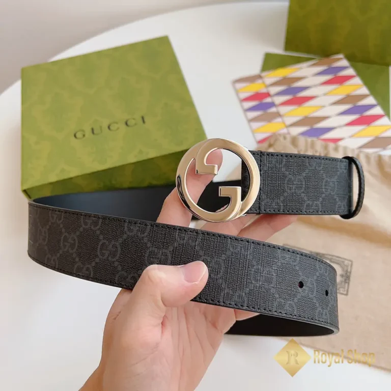 Dây nịt Gucci nam họa tiết GG BGC071017