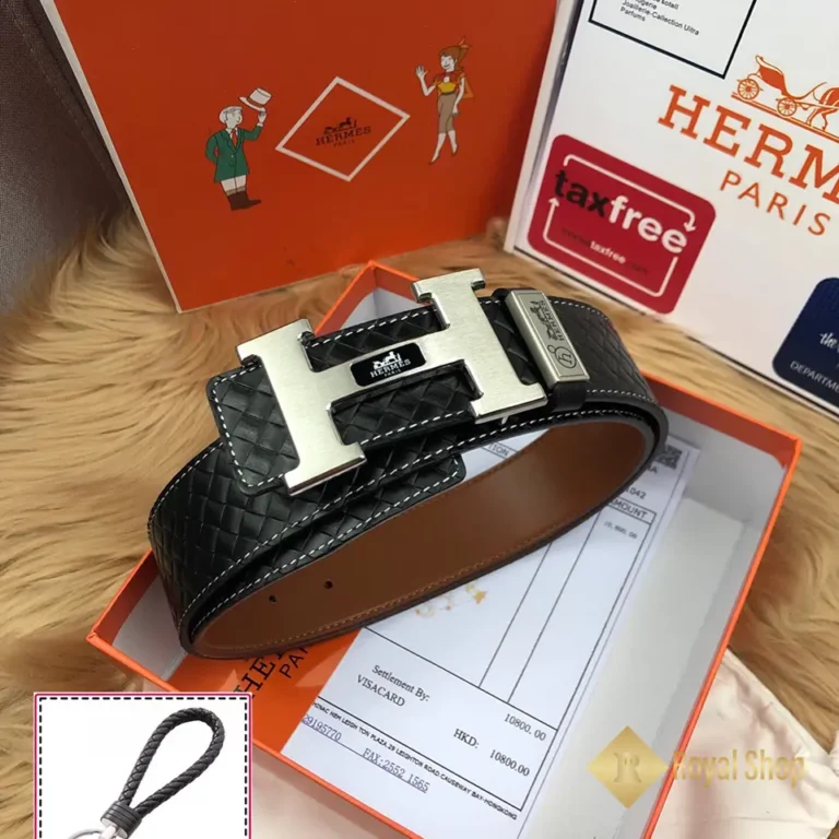 Thắt lưng Hermes nam màu đen BHM071515