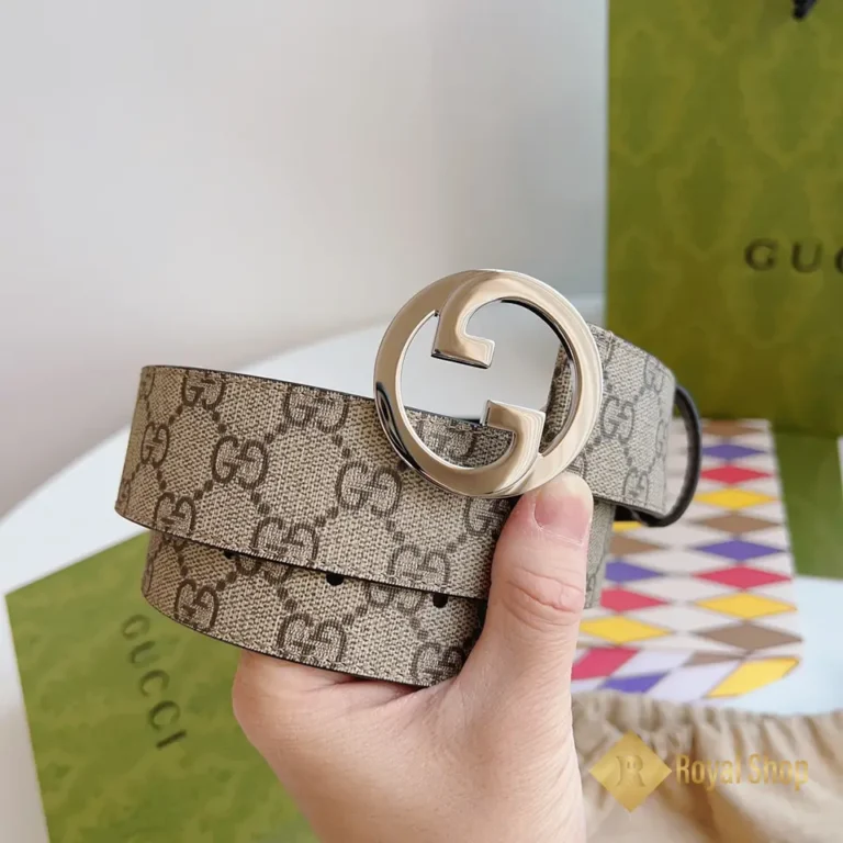 Thắt lưng nam Gucci họa tiết GG BGC071020