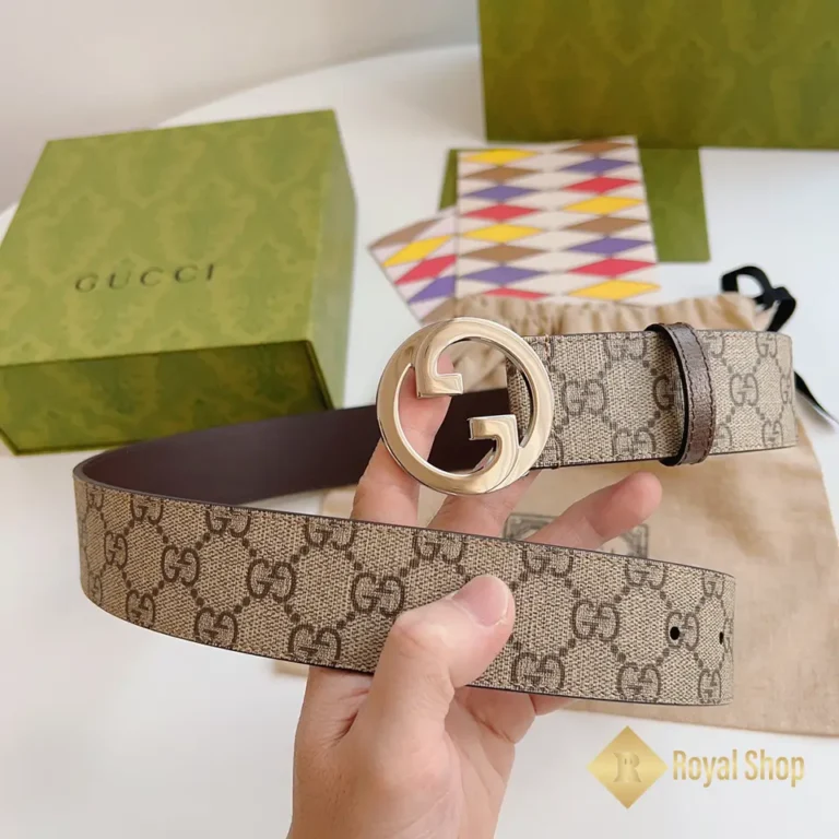 Trên tay dây nịt Gucci nam siêu cấp 2024