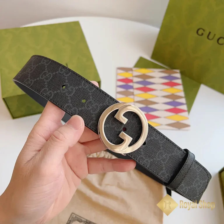 Trên tay dây nịt nam Gucci BGC071017