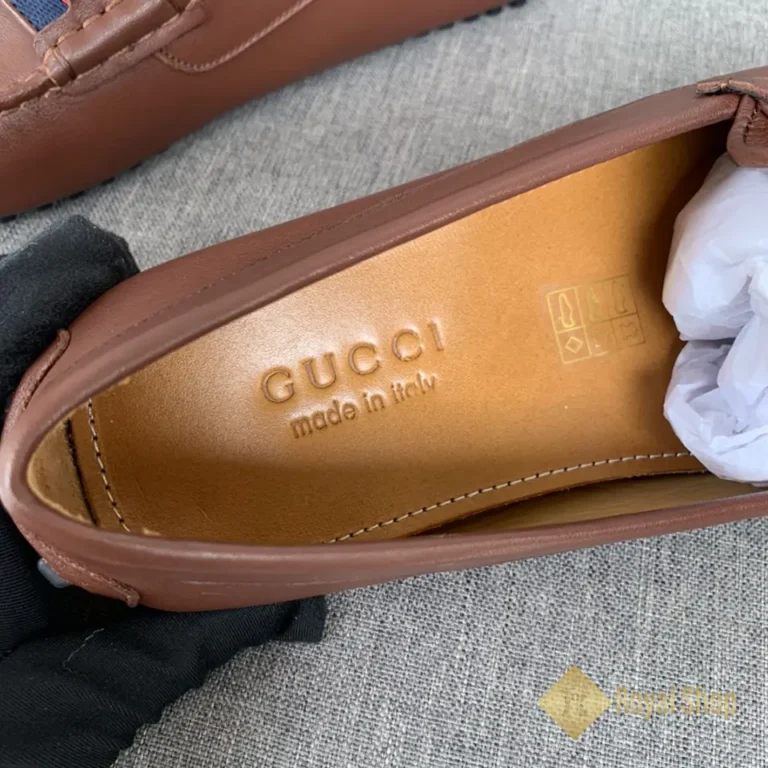 Bên trong Giày lười Gucci nam đế bệt mocassin Driver JGC08081