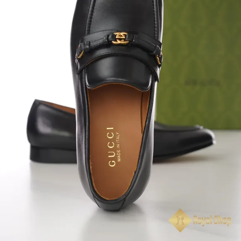 Bên trong Giày lười Gucci nam đế cao Loafer With Interlocking JGC08122