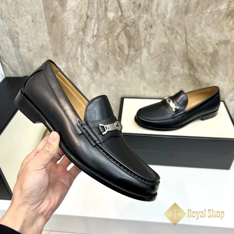 Cạnh Giày lười Gucci nam đế cao loafer Horsebit JGC080810