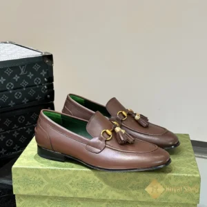 Cạnh Giày lười Gucci nam đế cao loafer JGC08061