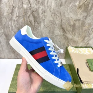 Chi tiết Giày Gucci nam ACE sneaker Blue 082804