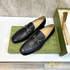 Chi tiết Giày Gucci nam đế cao Jordaan leather loafer JGC08131