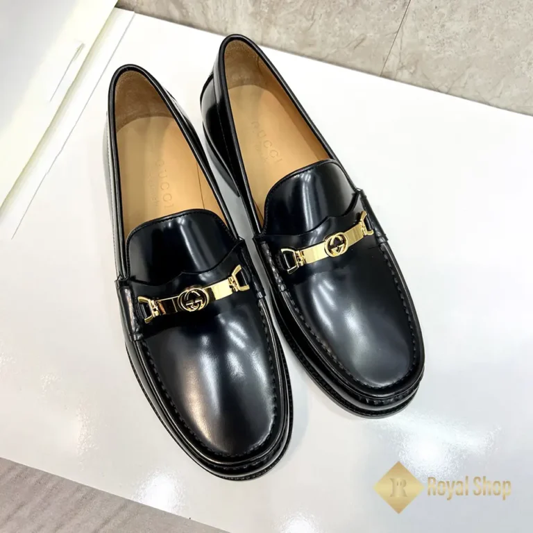 Chi tiết Giày nam Gucci đế cao loafer Horsebit JGC08089