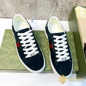 Form Giày Gucci nam ACE sneaker Grey 082805