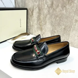 Form Giày Gucci nam đế cao loafer Horsebit JGC08085