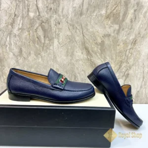 Form Giày Gucci nam đế cao loafer Horsebit JGC08087