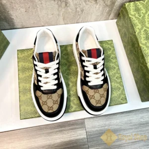 Form Giày thể thao Gucci nam sneaker GG Trainer Black GC082906