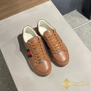 Giày Gucci na nữ Ace sneaker Brown GC082902