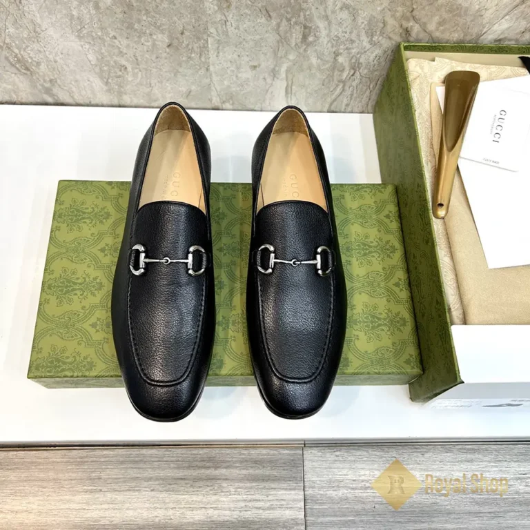 Giày Gucci nam đế cao Jordaan leather loafer JGC08131