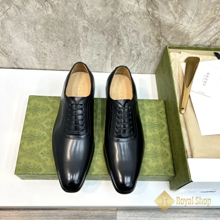 Giày Gucci nam đế cao buộc dây Oxford da trơn JGC08136