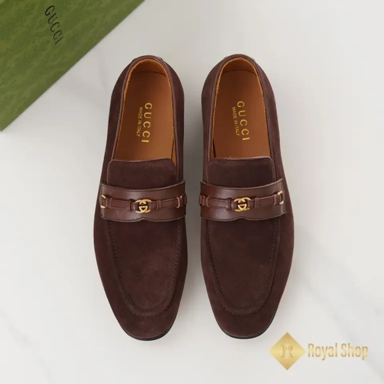 Giày Gucci nam đế cao loafer with Interlocking JGC08126