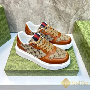 Giày Gucci nam sneaker GG Trainer Brown GC082904