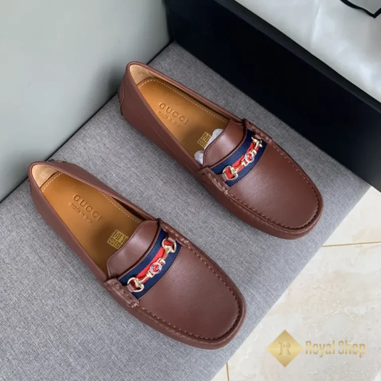 Giày lười Gucci nam đế bệt mocassin Driver JGC08081