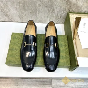 Giày lười Gucci nam đế cao Jordaan leather loafer JGC08132