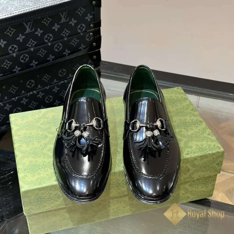 Giày lười Gucci nam đế cao Jordaan loafer JGC08062