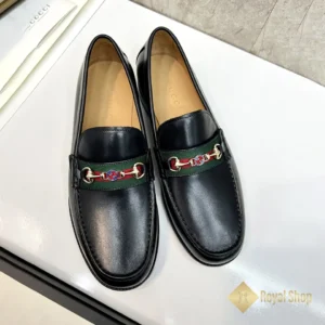 Giày lười Gucci nam đế cao loafer Horsebit JGC080811