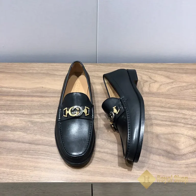 Giày lười Gucci nam đế cao loafer with Interlocking JGC08133