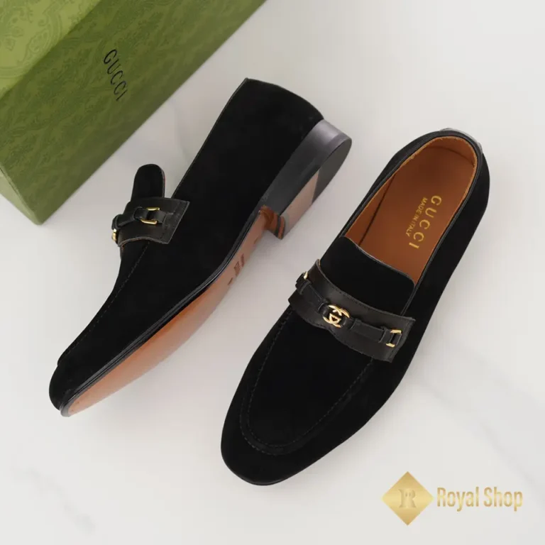 Giày lười nam Gucci Loafer With Interlocking JGC08121