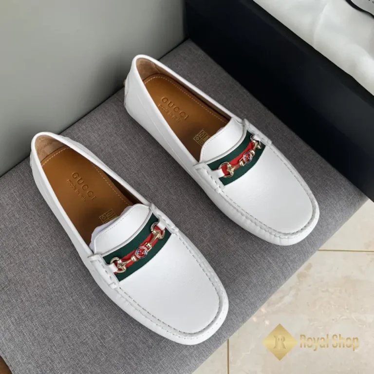 Giày lười nam Gucci đế bệt mocassin Driver JGC08064