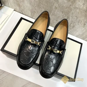 Giày lười nam Gucci đế cao loafer Horsebit JGC08088