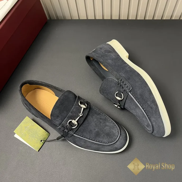 Giày nam Gucci đế cao loafer Horsebit B-782672