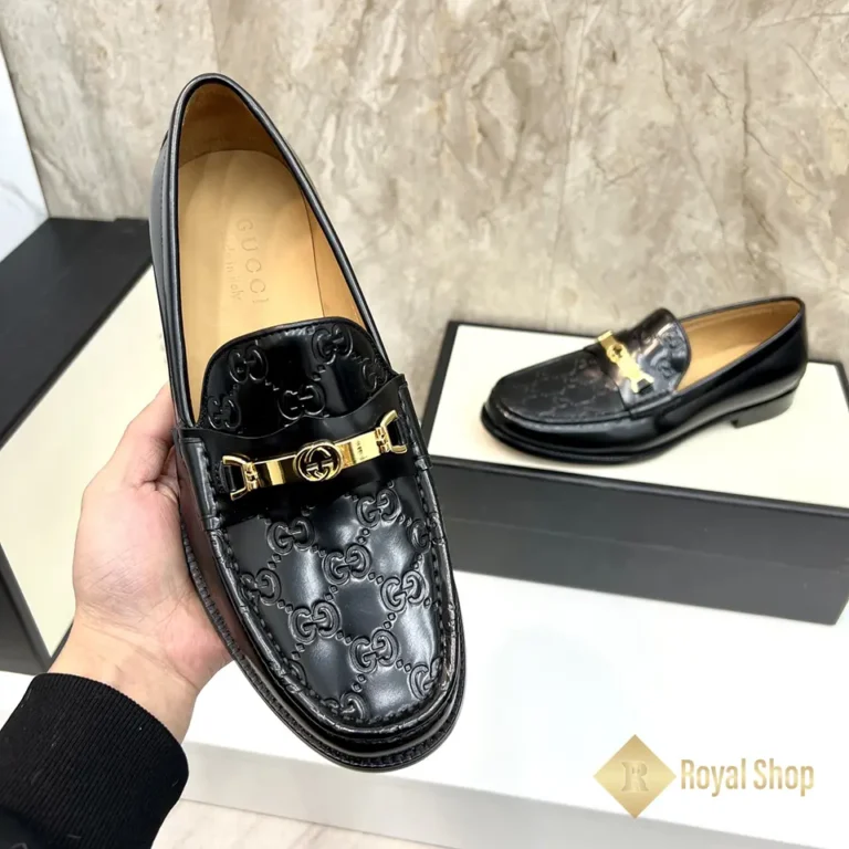 Giày nam Gucci đế cao loafer Horsebit JGC08088