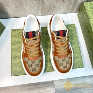 Giày thể thao Gucci nam sneaker GG Trainer Brown GC082904