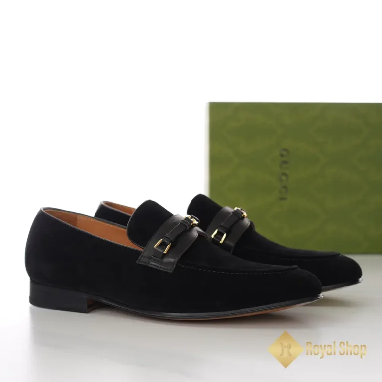 Góc nghiêng Giày lười nam Gucci Loafer With Interlocking JGC08121