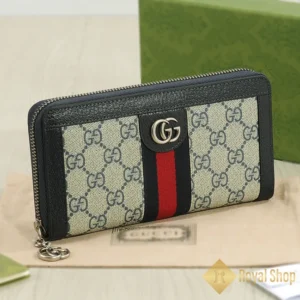 Góc nghiêng Ví dài nam Gucci cầm tay Ophidia GG 523154 96IWN 4076