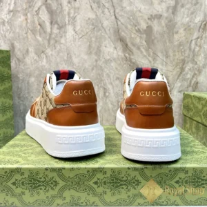 Gót Giày Gucci nam sneaker GG Trainer Brown GC082904