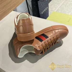 Gót Giày Gucci unisex Ace sneaker Brown GC082902