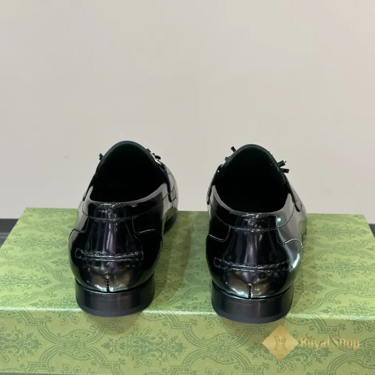 Gót Giày lười Gucci nam đế cao Jordaan loafer JGC08062