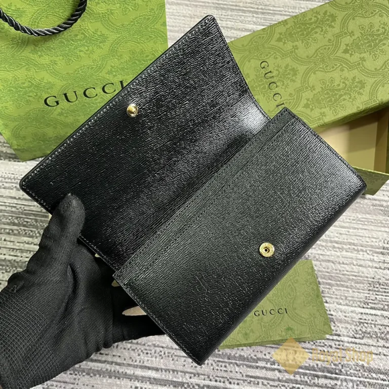 Khoá Ví nữ Gucci cầm tay Script B-772638