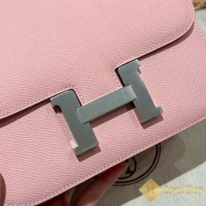 Khoá chữ H Túi nữ Hermes Constance 19 3Q-Rose Sakura