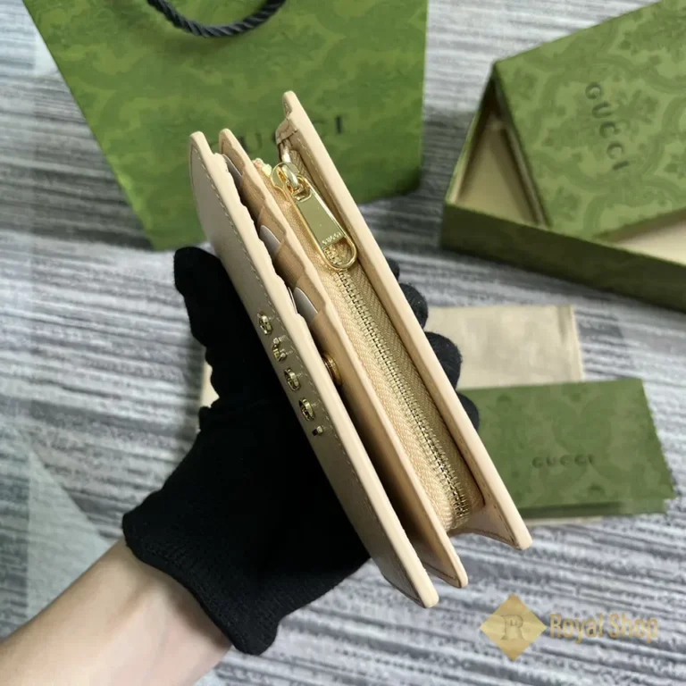 Khoá kéo Ví ngắn nữ Gucci Script Cr-772640