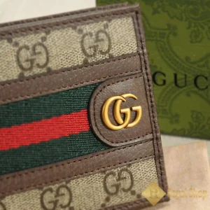 Logo GG trên Ví Gucci nam Ophidia GG 597606