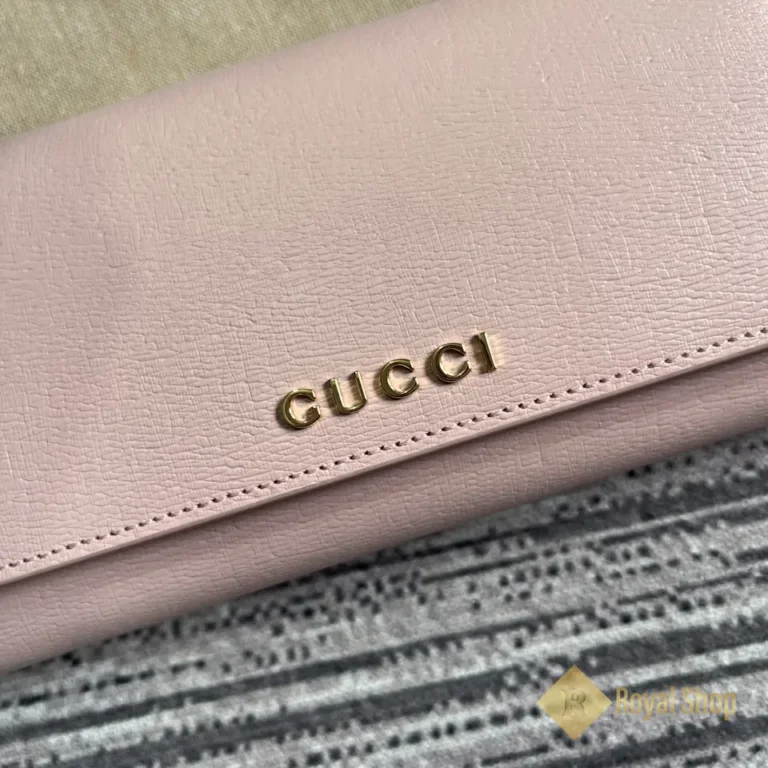 Logo Ví dài nữ Gucci cầm tay Script P-772638