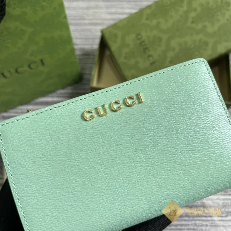 Logo Ví ngắn nữ Gucci Script G-772640